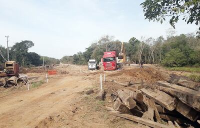 El MOPC informó ayer que se encuentra reparando puentes en esa zona del país, muy cerca de la frontera con Brasil.