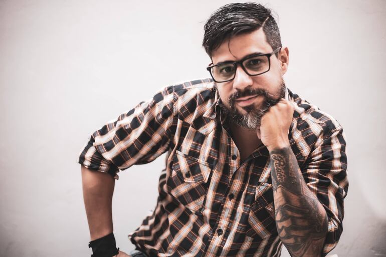 Maximiliano Mendieta, autor de la obra.