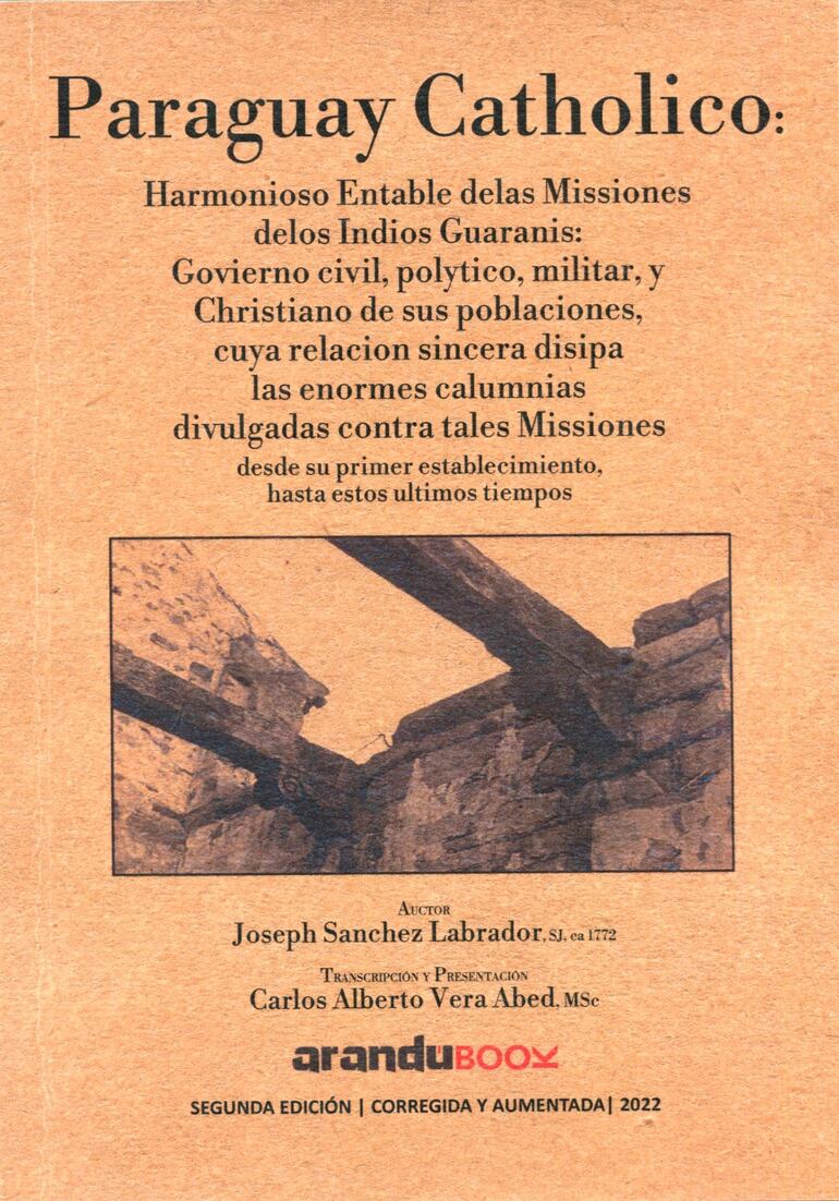 Paraguay Catholico, obra de José Sánchez Labrador.