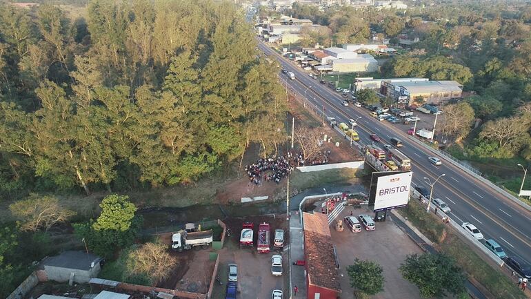 Capiatá da inicio a construcción de puente para descongestionar ruta 2