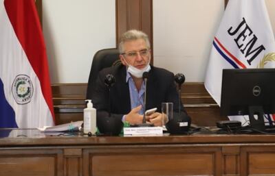 Enrique Bacchetta, en la sesión del JEM del martes pasado.