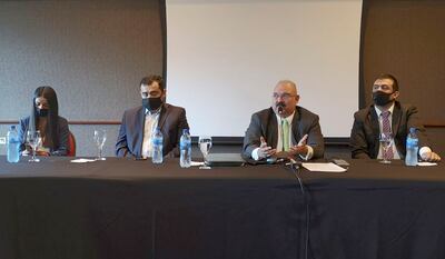 El abogado Max Narváez transmitió la versión de su defendido Reiner Oberüber.