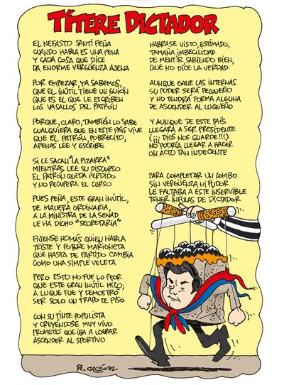 TÍTERE DICTADOR