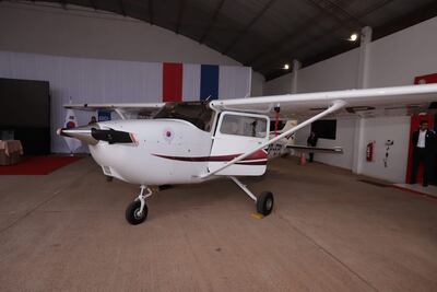Una de las aeronaves Cessna donadas por la Koica