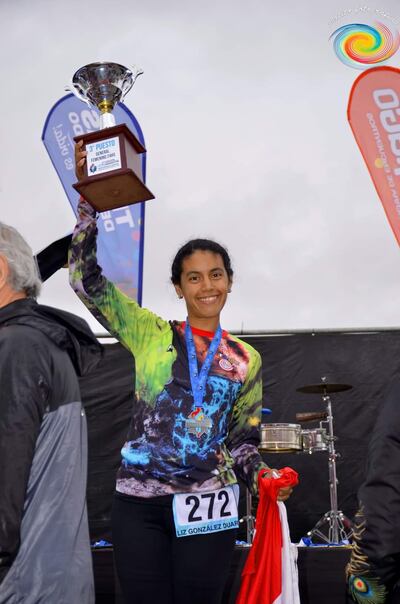 Liz González se prepara para correr el Spartathlon. (Gentileza)