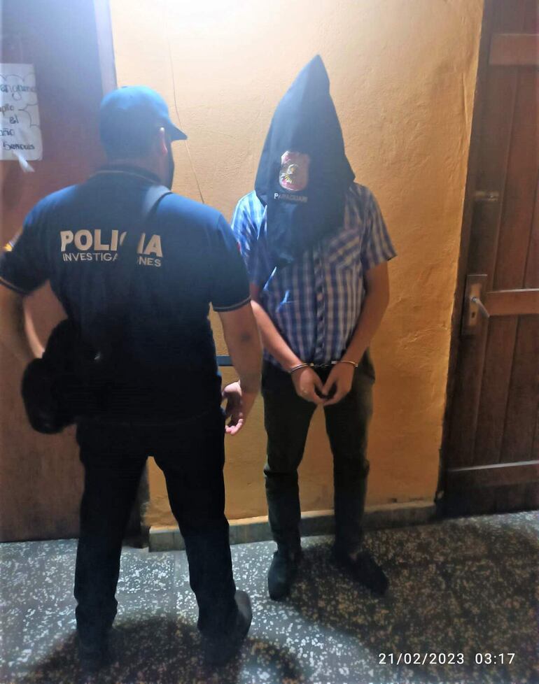 Uno de los detenidos: Felipe Ignacio Cabrera Villalba.