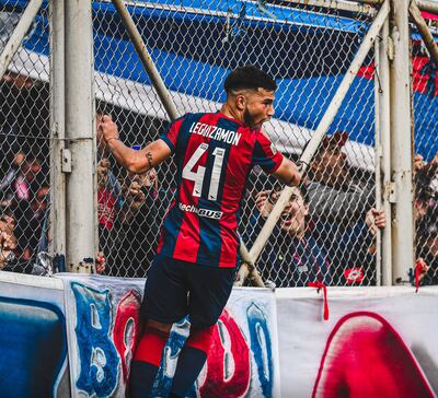 Iván Leguizamón, jugador de San Lorenzo.