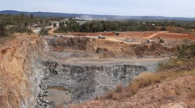 La cantera ubicada en la compañía Costa Hû del distrito de Pirayú, cuya intervención urgen vecinos de la zona.