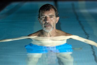 Antonio Banderas en una escena de la película “Dolor y Gloria”. El actor español recibió uno de los seis Premios Platino otorgados al largometraje escrito y dirigido por Almodóvar.