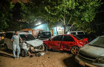 Un total de 7 vehículos resultaron dañados a raíz del choque.