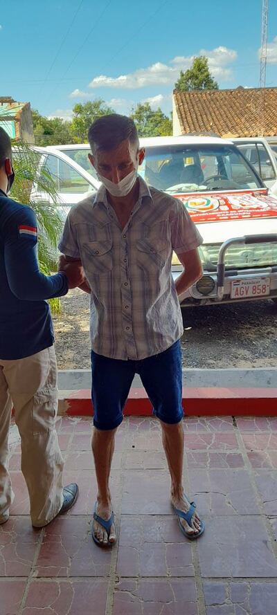 Maximiliano Javier Durvano, detenido con una camioneta robada.