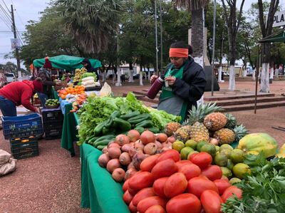 Productos frescos y de primera calidad en la plaza Agustín Fernando de Pinedo.