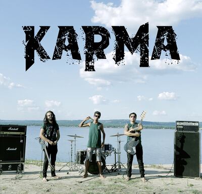 Andrés Salvioni, Carlos Trinidad y Starky Villagra son los integrantes de Karma.