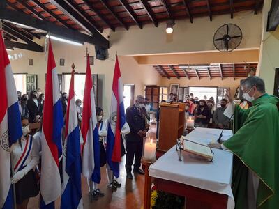 Misa por el aniversario de la ciudad de Ayolas