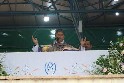 Monseñor Miguel Ángel Cabello, obispo de la Diócesis de Concepción.