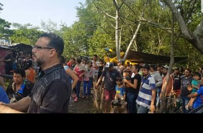 El concejal Freddy Jara (i) admitió haber estado presente el día de la ocupación ilegal de la propiedad privada.