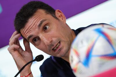 Lionel Scaloni, entrenador de la selección argentina.