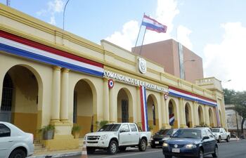 La instalación del Departamento de Estadísticas de la Policía Nacional se encuentra en obras de refacción.