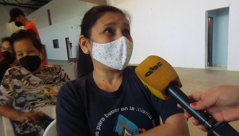 Una de las madres que pidieron vacunación obligatoria para docentes. 