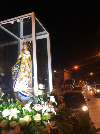 Virgen de Caacupé en Asunción