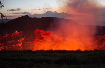 Volcán Masaya en Nicaragua.