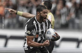 Hulk suma con el Mineiro 25 goles, de los cuales 11 son por el Brasileirao, en la presente temporada.