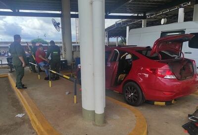Cocaína incautada en la frontera que era transportada por dos paraguayos