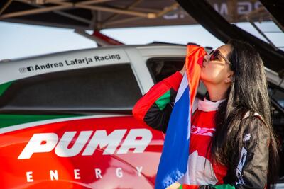 Andrea Lafarja estará en el Dakar