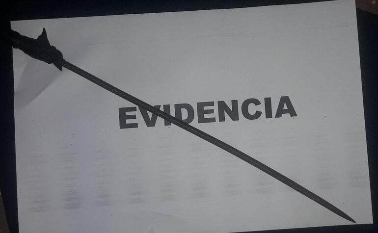 Evidencia hallada en el poder del detenido.