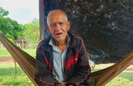 Don Delfín Garcete manifestó que el cobro de la pensión alimentaria le será muy útil para su subsistencia