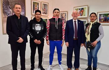 Fernando Allen, Robert Román, Ángel Soria, Mario Samaja y Diana Flores.