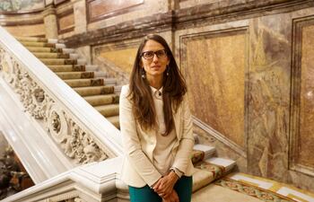 La ministra de las Mujeres, Géneros y Diversidad de Argentina, Elizabeth Gómez Alcorta. (EFE)