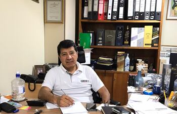 Damián Fernández, miembro de la Asociación de Bodegas del Paraguay.