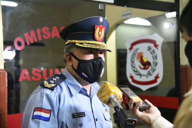 Comisario Isabelino Galeano, jefe de la comisaría 7a. Metropolitana.