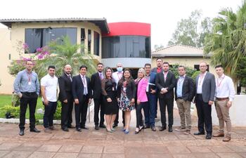 Equipo de transición del intendente electo de Salto del Guairá, Héctor Moran.