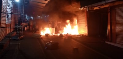 El incendio afectó dos casillas en microcentro de Ciudad del Este.