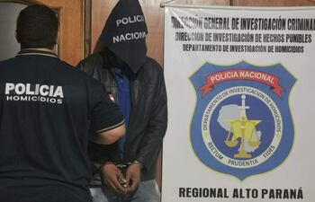 Salvador Zárate Encina, fue detenido este lunes en un camino vecinal de Minga Guazú.