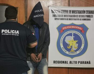 Salvador Zárate Encina, fue detenido este lunes en un camino vecinal de Minga Guazú.