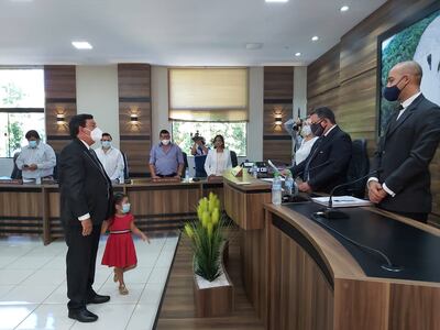 El concejal Vicente Gauto (ANR) asumió este martes en la Junta de Presidente Franco.