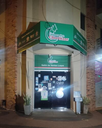 Asaltan local comercial Chortitzer de Luque