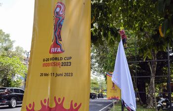 Indonesia ya adornó sus calles con banderas y logos referentes al Mundial FIFA Sub 20.