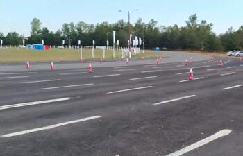 Escasa cantidad de interesados en la segunda dosis en el ex Aratiri.