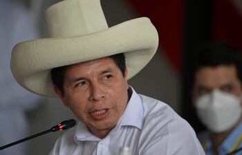 El presidente de Perú, Pedro Castillo.