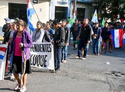 Cada vez que se realizan protestas los mayores perjudicados son los comerciantes porque ya no se acercan los clientes.