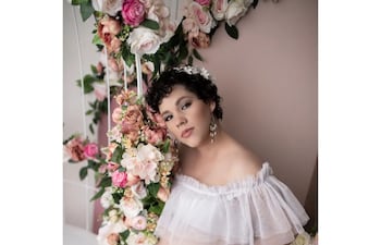 Susan Zaldívar en una postal para el recuerdo captada por la fotógrafa Angélica Escobar, semanas antes de la llegada de Anyelina.