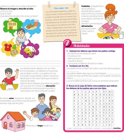 Deberes de los padres para con los niños