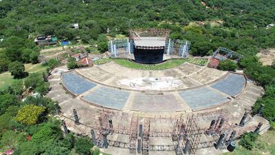 El valioso predio del anfiteatro José Asunción Flores se encuentra en situación de abandono.