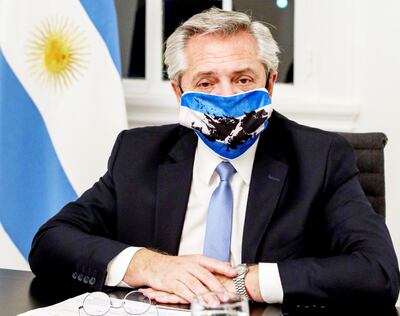 Alberto Fernández, presidente de la Argentina.