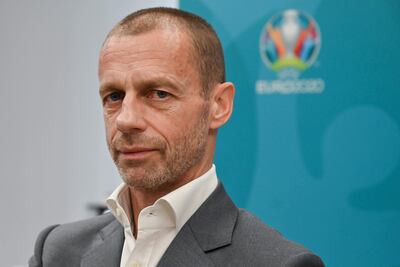 Aleksander Ceferin, presidente de la UEFA.