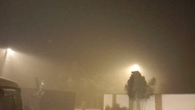 Intenso humo cubre la ciudad de Limpio
